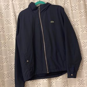 Navy Lacoste jacket men’s large